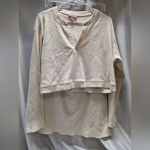 Isabel Maternity by Ingrid & Isabel Cream Long Sleeve & Skirt